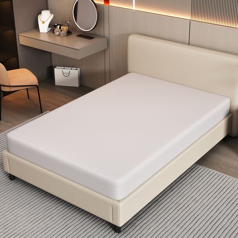Komfortmatratze 90 × 200 cm mit rutschfester Unterseite und Griffen, OEKO-TEX zertifiziert, ergonomisch, atmungsaktiv und langlebig, Härtegrad H3