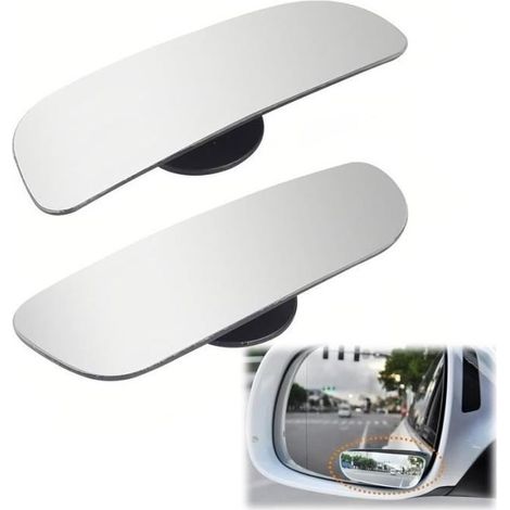 2 Parts Mirror Angle Mort Of Car, Rearview mirror Large Angle For Rearview mirror With Adjustable to 360°, HD waterproof Convexe, yd (1/4)