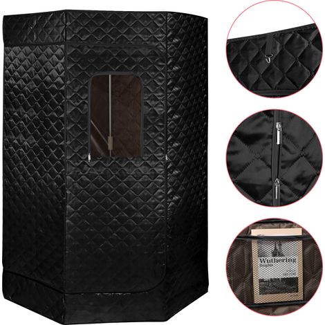 Tragbare Sauna, Home Spa, mit Temperaturregler - Schwarz (1/5)