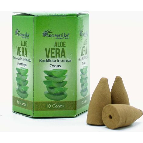 Encens Masala Backflow pack de 10 - Aloe Vera- Vendu par 1 (1/2)