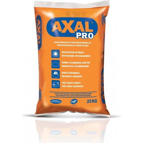 Sel Adoucisseur Axal Pro 15kg Haute Pureté Pour Adoucisseurs - Axal Pro