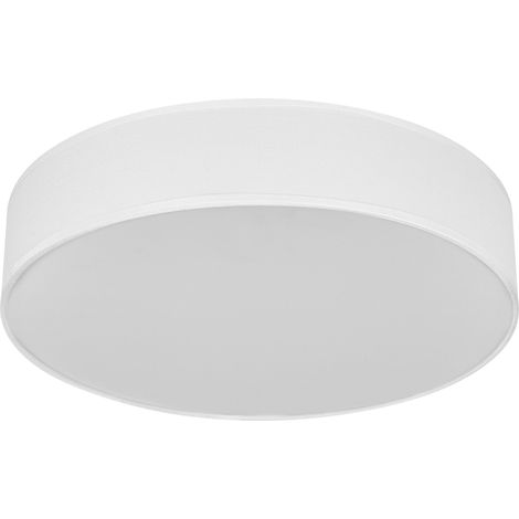 OSRAM Plafonnier ORBIS PARIS 400mm, blanc, culot 2xE27, peut être équipé d'une ampoule connectée, de haute qualité, design moderne, avec abat-jour en tissu, adapté à un usage intérieur, rond, IP20 (1/4)