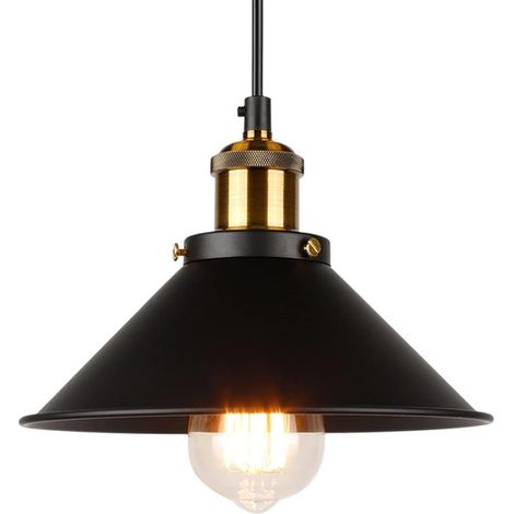 Plafonniers à tête unique lustre simple créatif couvercle de pot en métal luminaire suspendu moderne hauteur réglable suspension poignée d'éclairage plafonnier suspendu pour chambres à coucher (1/5)