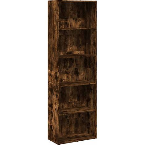 Maison Exclusive - Bücherregal Räuchereiche 60x30x189 cm Holzwerk
