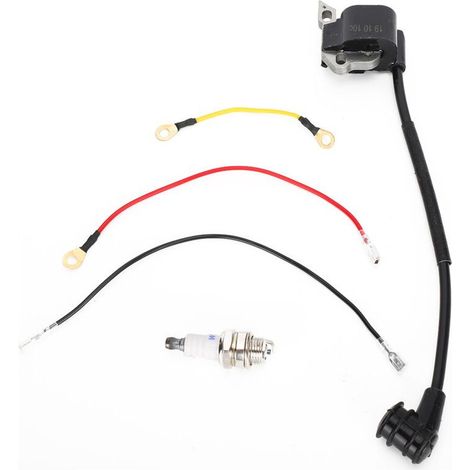 Kit d’allumage électrique pour tronçonneuse – Compatible STIHL MS200T, bobine haute performance, livré avec accessoires de montage (1/5)