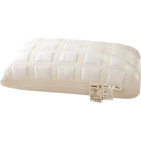 almohadas gruesas para cama, relleno suave y transpirable, espuma viscoelástica, alternativa a la pluma, 76 x 48 cm. (1/5)