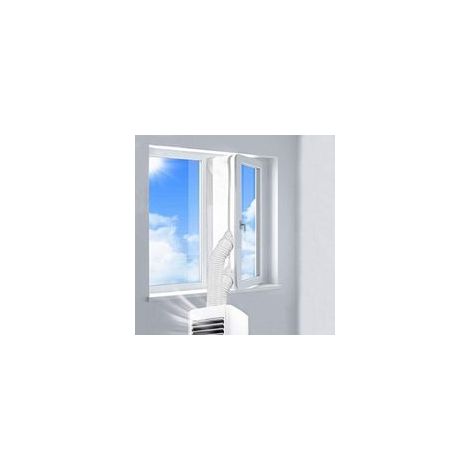 400 cm Fensterdichtung für mobile Klimageräte, kompatibel mit allen mobilen Klimageräten und Wäschetrocknern, hält heiße Luft ab, einfache Installation, wasserdicht, porös (1/5)