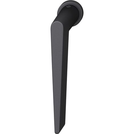 FSB Fenstergriff - Fenstersteckgriff 34 1005 minimalistische runde Rosette, Aluminium schwarz matt (1/5)