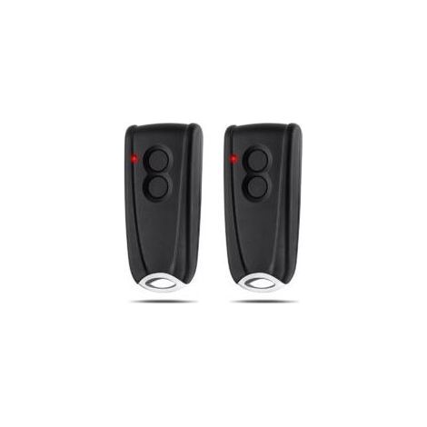 Telecommande Porte de Garage pour EcoStar RSC2-433 RSE2-433 RSZ1-433, pour Hormann Ecostar Liftronic/TUBAUTO EuroPro 500/700/800, pour Portronic D2500/D5000/S4000, 2 Pièces - Crezuo (1/4)