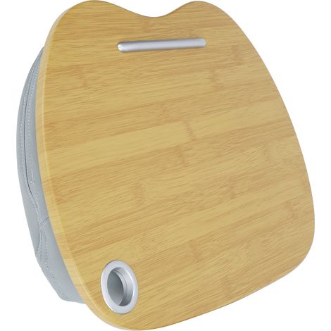 Table multifonctionnelle pour ordinateur portable, table de chevet, table d'appoint pour l'extérieur, grise (1/5)