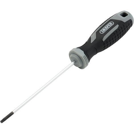 Draper T10X100MM TX-Star (Torx) Soft Grip Screwdriver - Precision Phillips Screwdriver for Electronics and Automotive Repairs
