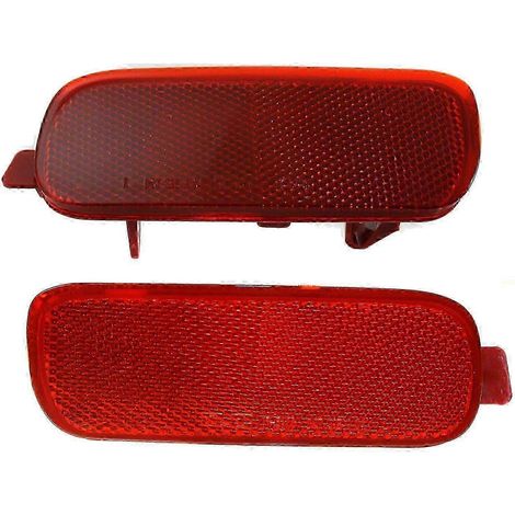 Lot de 2 réflecteurs de pare-chocs arrière compatibles avec Honda CRV CR-V 2001-2007 (1/5)
