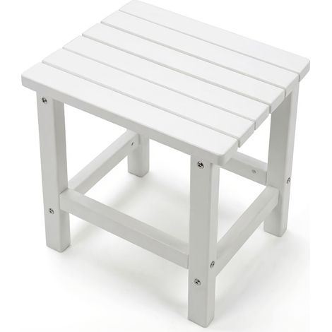 Übergroßer Adirondack-Beistelltisch aus Poly-Holz  Wetterfest, UV-beständig, farbecht und rostfrei  Hinterhof, Terrasse und Rasen  Hochdichtes Poly