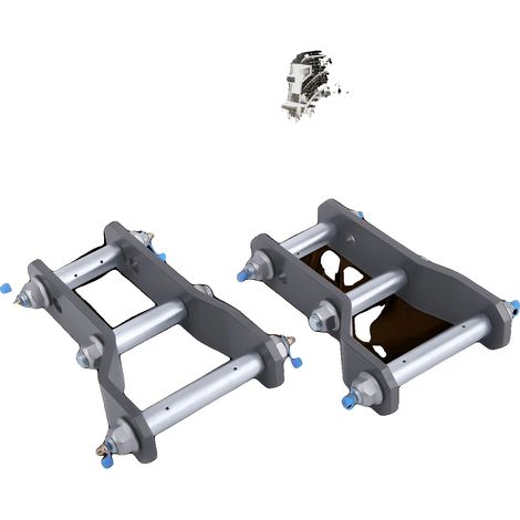 Grilletes de elevación extendidos, elevación de 2 pulgadas, material de acero, compatibles con Ford Ranger y Mazda BT50, diseño engrasable, resistente a la corrosión. (1/5)