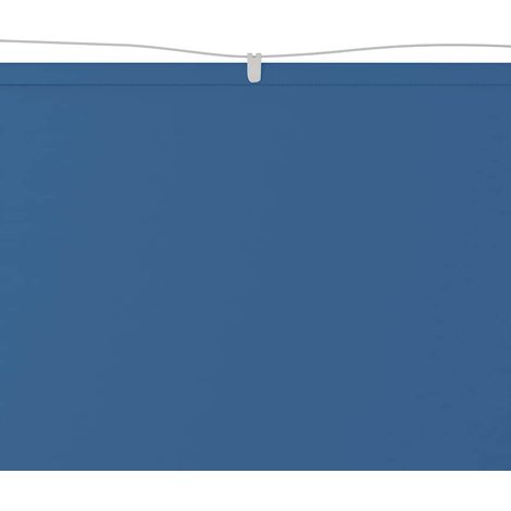 Auvent Marquise vertical, Store Banne pour Jardin Balcon Terrasse, Bleu 140x800 cm Tissu oxford OIB3580E