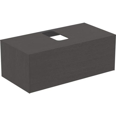 IS WT-Platte Conca ohne Ausschnitt 1002x505mm Eiche Geflammt, Alte Nr.2019
