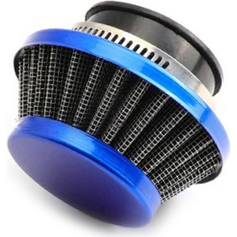 42-mm-Luftfilter für 47-ccm-/49-ccm-Minibike-/Quad-/ATV-Upgrade-Kit, blauer Aluminium-Luftfilter (blau) (1/5)