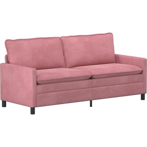 Sofá Rosa 196 x 81 x 87,5 cm Terciopelo vidaXL