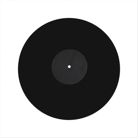 Tapis de plateau pour platine vinyle, noir (1/5)