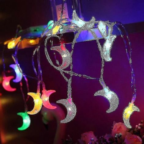 Ramadan Mubarak Mond LED-Lichterkette (1/2)