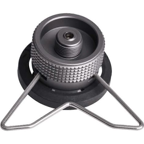 Adaptateur pour cartouche de butane, adaptateur de conversion pour tête de cartouche de gaz, buse d'entrée type à vis, sortie de la valve (1/5)