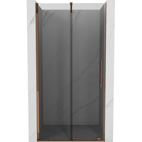 Mexen Velar porte de douche coulissante 110 cm, graphite, or rose - 871-110-000-41-60 (1/5)