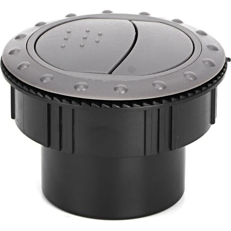 Jeffergarden Sortie d'aération de pièces de rechange de climatisation ronde universelle de 2,4 pouces pour YachtGray de bateau de bus de RV-DOU