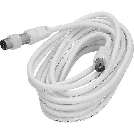 Cavo prolunga da 5 metri per TV-Video con jack da 9,5 mm (include adattatore maschio-femmina)
