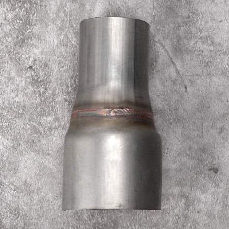 Adaptateur de Tuyau D'échappement de Voiture, Connecteur de Réducteur D'échappement de Voiture 63mm à 45mm Tube de Coupleur D'adaptateur de Tuyau D'échappement Droit avec Trou (1/5)