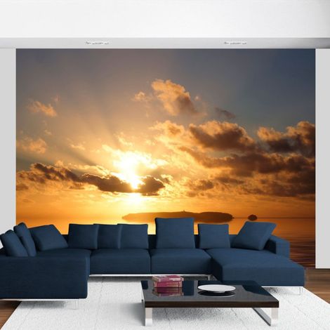 Papier Peint "Mer Coucher de Soleil" 154 x 200 cm (1/2)
