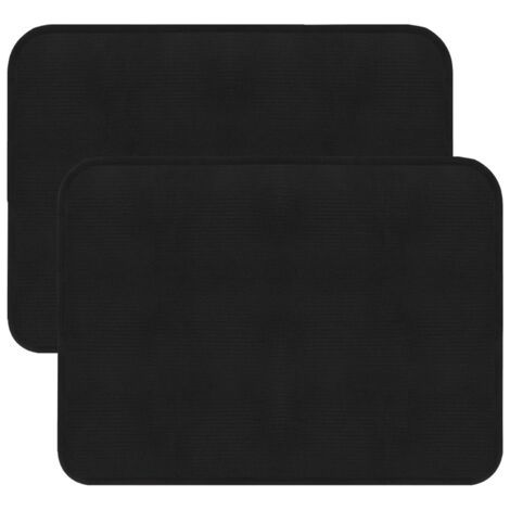 Set di 2 coperte ignifughe per saldatura - Materiale resistente al calore fino a 1000°C sotto la griglia per barbecue all'aperto - Tappetino per camino interno spesso a 3 strati per macchine da caffè (1/5)