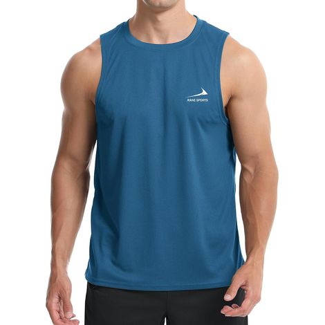 Gilet sans Manches pour Homme Course Gym Séchage Rapide Gilet Respirant T-Shirt de Sport (1/5)