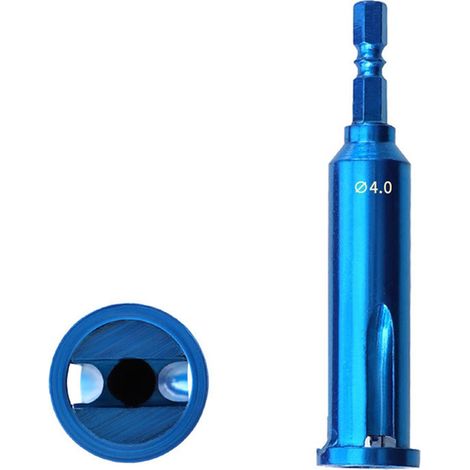 Pelacables para electricistas, con mango hexagonal, fácil de usar, 1 pieza (azul)
