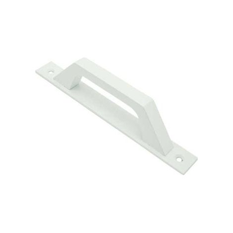 PLACCA DIRITTA MANIGLIA 6804 ALLUMINIO ARGENTO