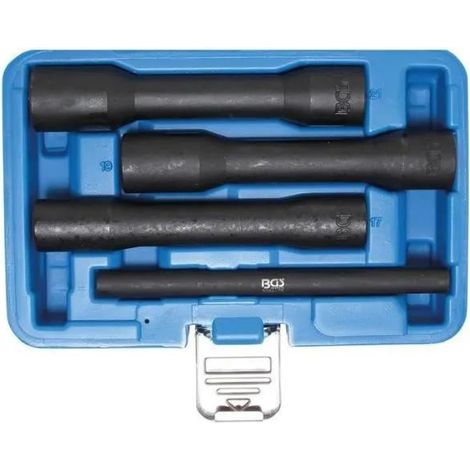 BGS Juego de vasos bruñidos negro 17-21 mm