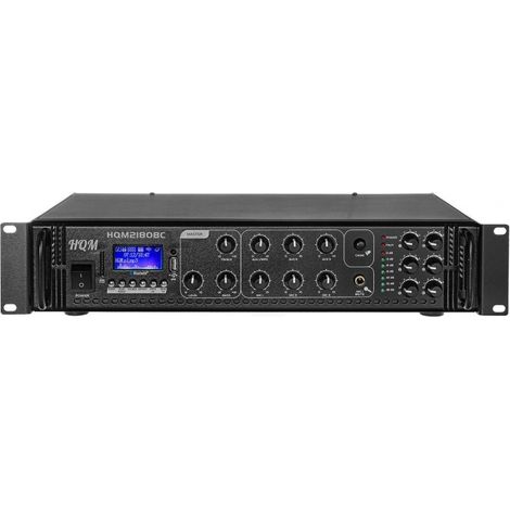 AMPLIFICADOR HQM2180BC RADIO FM/MP3/BLUETOOTH 180W