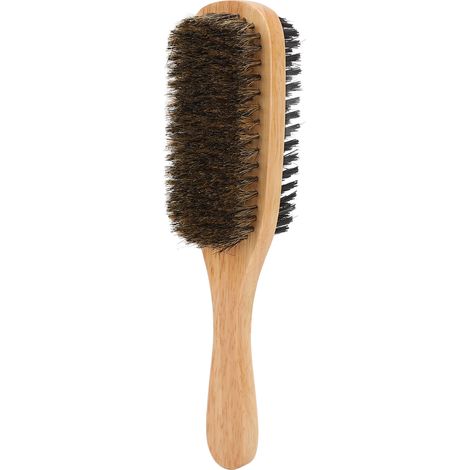 Brosse à Barbe Double Face Grande Taille pour Homme, Nettoyage et Modelage des Poils du Visage, Ergonomique, Usage Domicile et Salon (1/5)