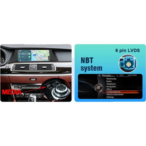Touchscreen multimediale, controllo vocale, supporto per telecamera posteriore, F07 NBT (1/2)