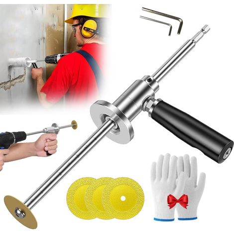 Inside Pipe Cutter for PVC Pipe Cutter, Stainless Steel Plumbing Inside Cutter Tools，2025 New 7" Adjustable Cutting Depth for 1-1/2 Inch to 8 Inch PVC Pipe (1/5)