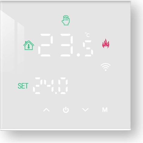 Thermostat intelligent Beok, chauffage au sol Wi-Fi, programmable, écran LCD, chauffe-eau (1/5)