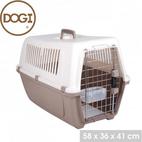 Cage de transport - Taupe - H 41 cm. - Livraison gratuite