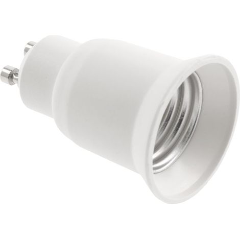 Adaptateur de douille GU10 vers E27 pour ampoule LED halogène et basse consommation 240 V 60 Hz (1/4)