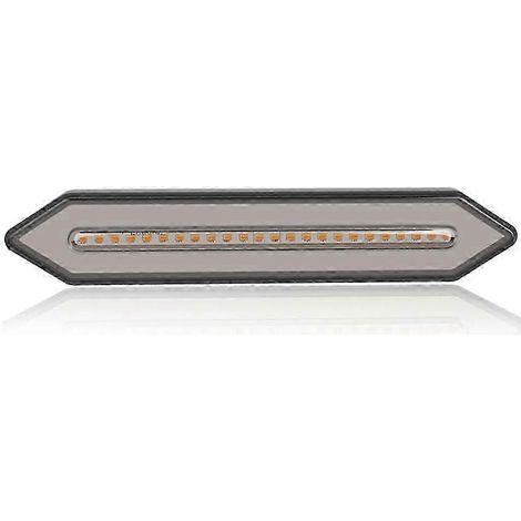 1 paire de feux de position bicolores 12 V 100 LED pour poids lourds, remorque, feux de freinage et clignotants arrière (1/5)