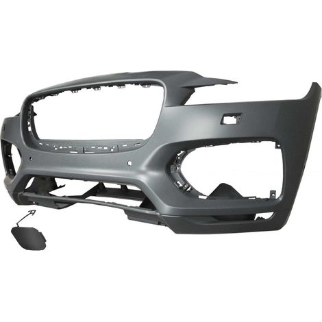 Pare-choc avant à peindre avec trous lave-phares/radars/aide stationnement R-SPORT/S Jaguar F-Pace depuis 2016