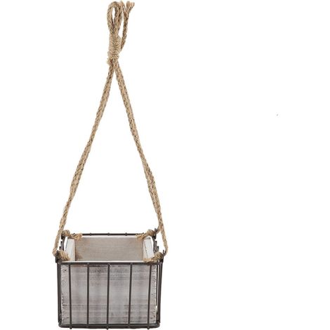 Jardinière suspendue murale décorative pour plantes d'intérieur et d'extérieur, panier suspendu pour fleurs et pots de fleurs (1/5)