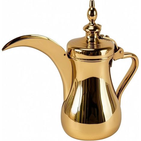 Oriental Coffee Pot, Stovetop Safe, 900ml, Gold (1/5)