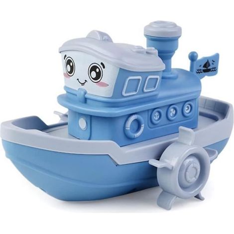 Bateau Jouet Bain, Enfants Bateau Jouets Bateau mécanique Salle de Bain Eau Amusant Baignoire Natation Jouets mécanique Bateau (1/4)