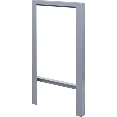 Supporto portabiciclette rastrelliera per biciclette HHG-305 acciaio zincato verniciato a polvere grigio