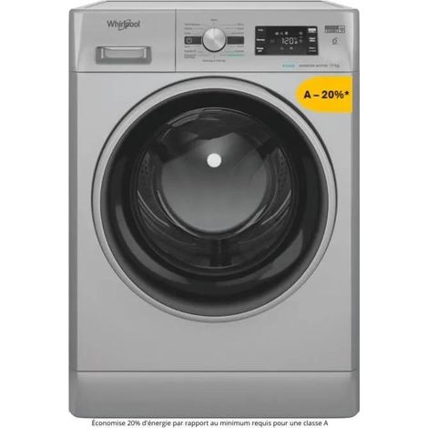 Whirlpool FFBP10489SBSVFR Frontlader Waschmaschine Silber 10 kg