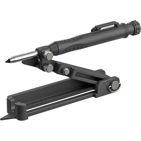 Règle à double usage pour tracer des lignes parallèles, outil multifonctionnel pour le travail du bois, jauge de mesure